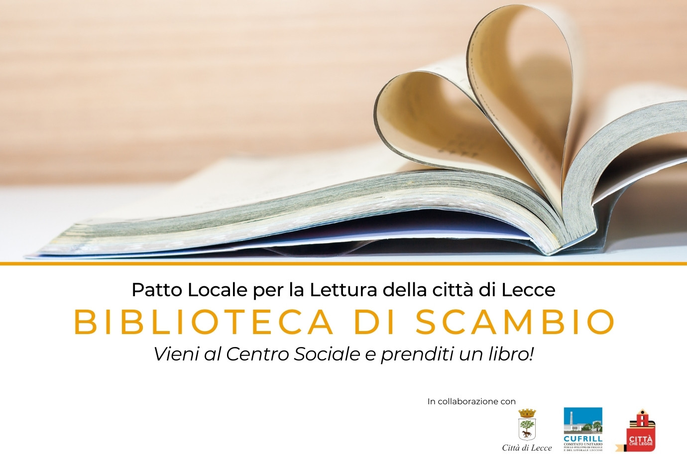 BIBLIOTECA DI SCAMBIO AL CENTRO SOCIALE DI FRIGOLE