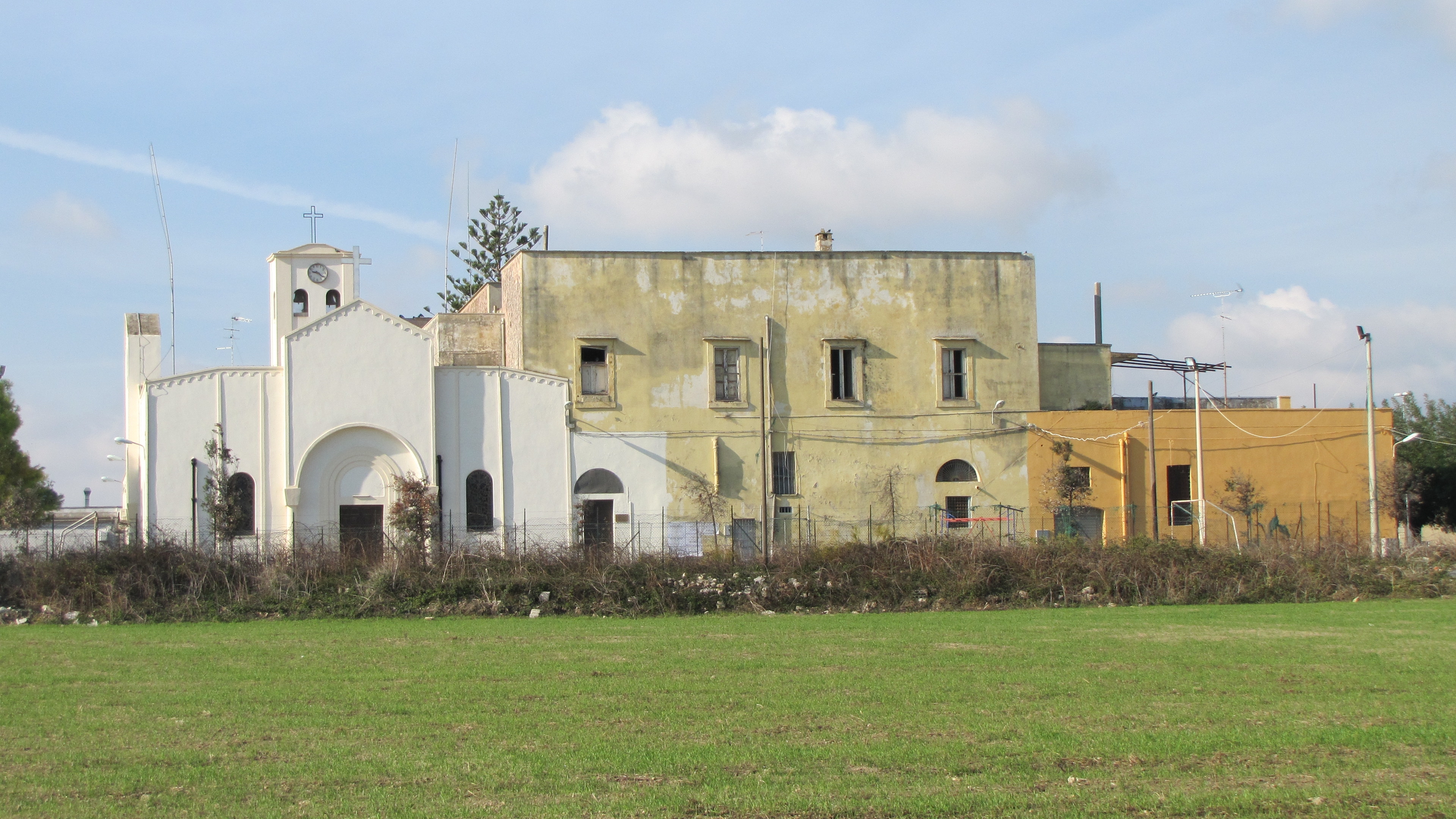 La masseria Frigole come è oggi