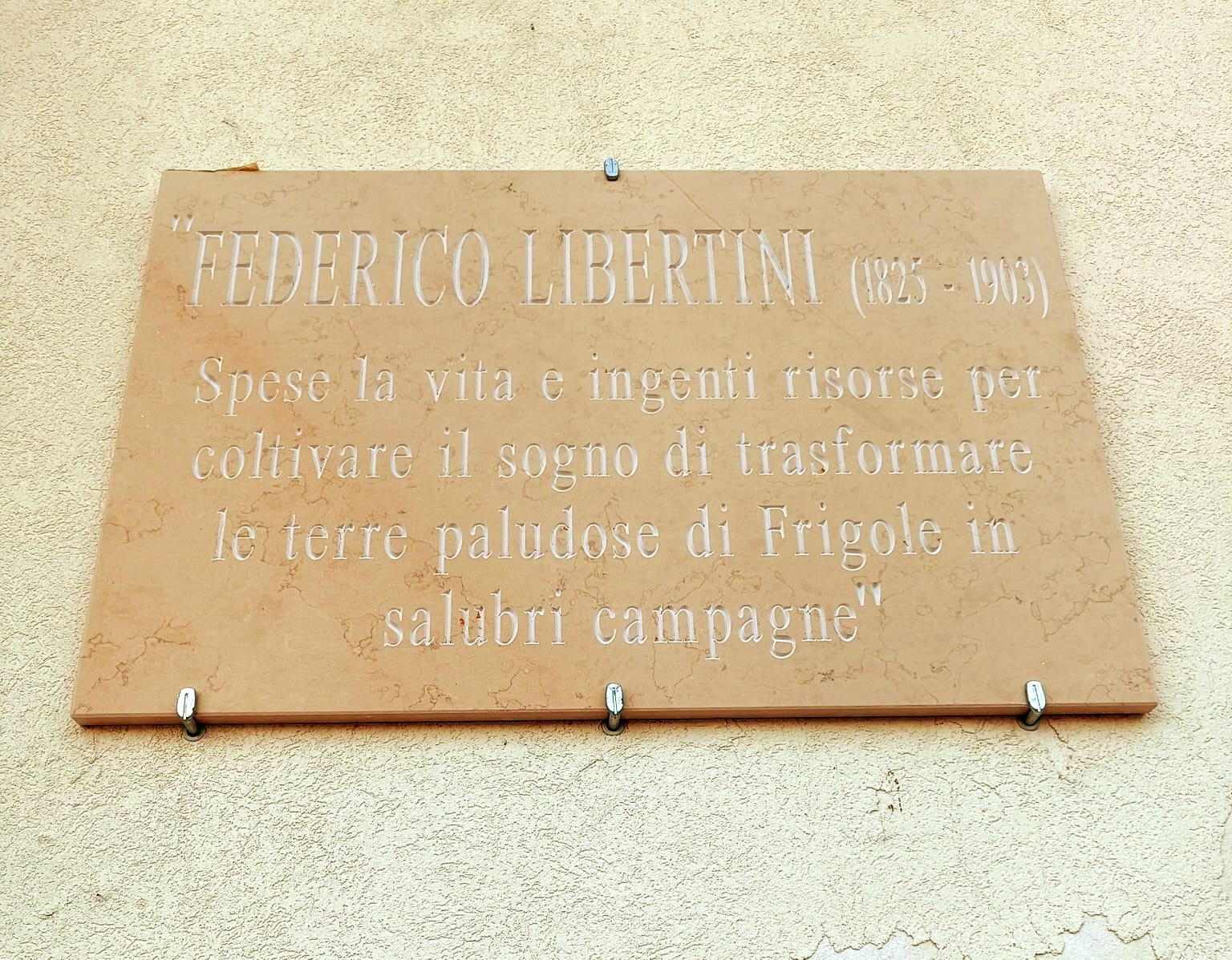 Federico Libertini: il pioniere delle bonifiche a Frigole